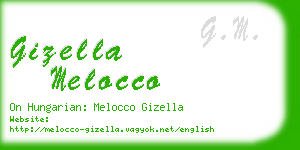 gizella melocco business card